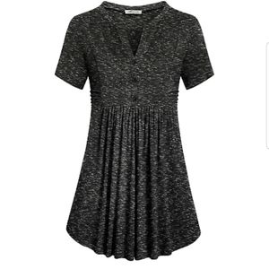 Sese code short sleeve tunic top